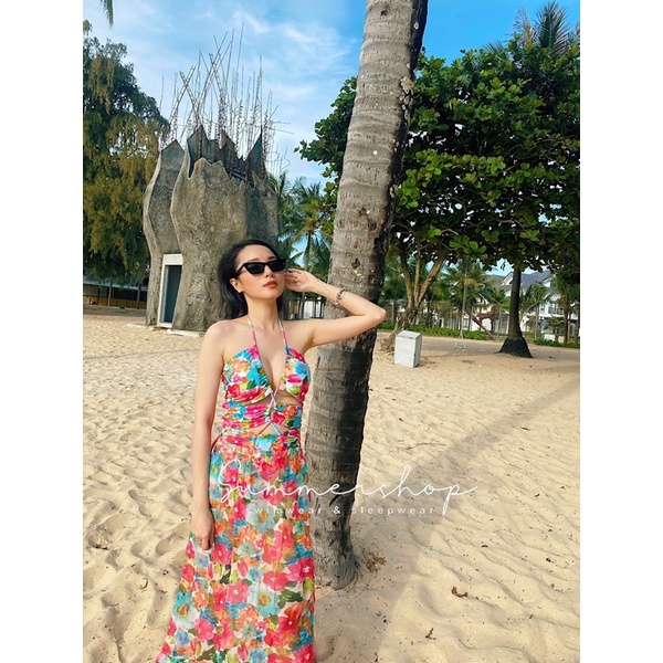 BIKINI Liền ống hoa kèm chân váy