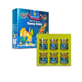 Hộp 6 hũ nước Yến Thiên Hoàng Yummy Kid 15% yến tổ cho bé (6 lọ x 70ml)