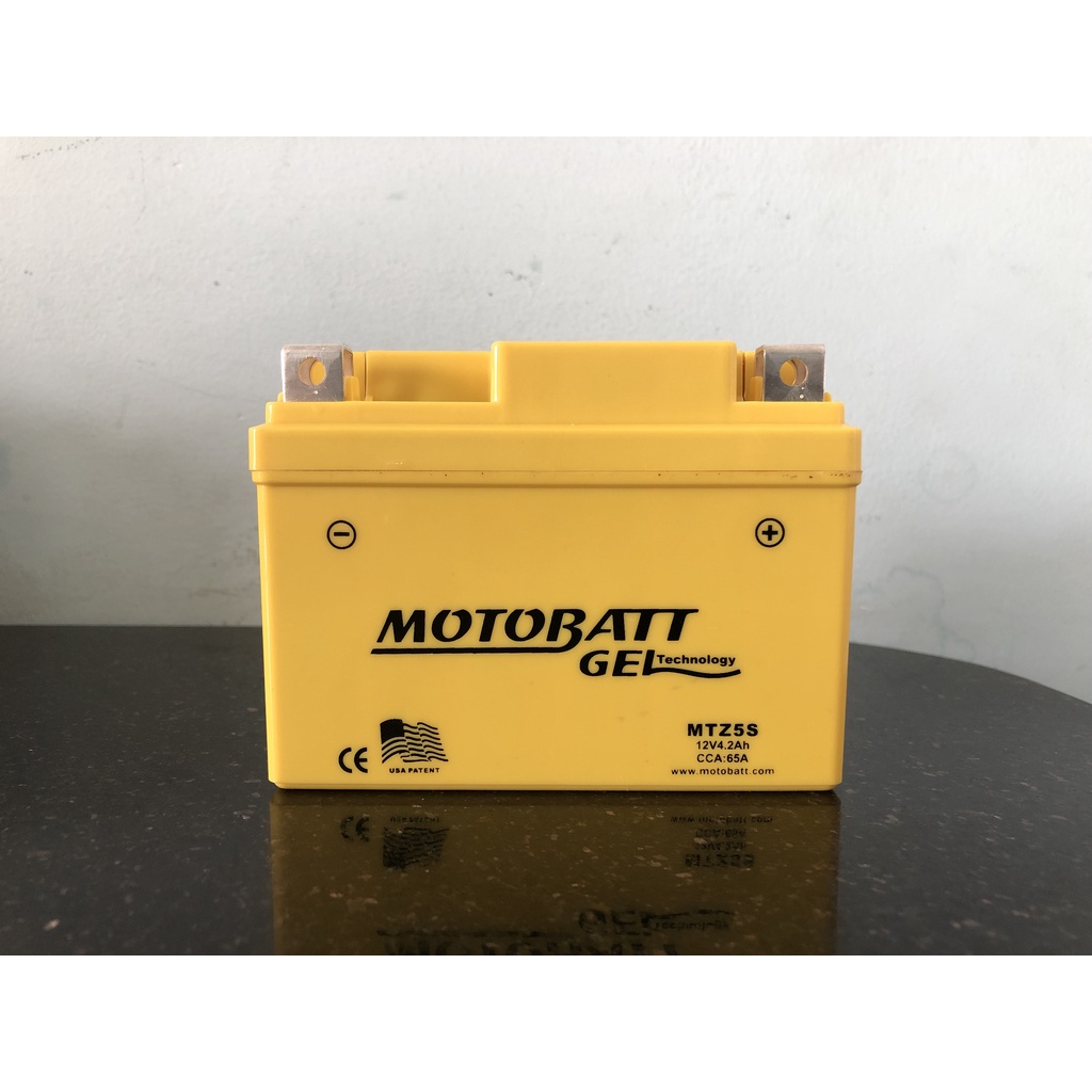 Bình ắc quy 12V MOTOBATT MTZ5S GEL, 12V - 4.2 Ah, Thương hiệu bình ắc quy cao cấp công nghệ Hoa Kỳ