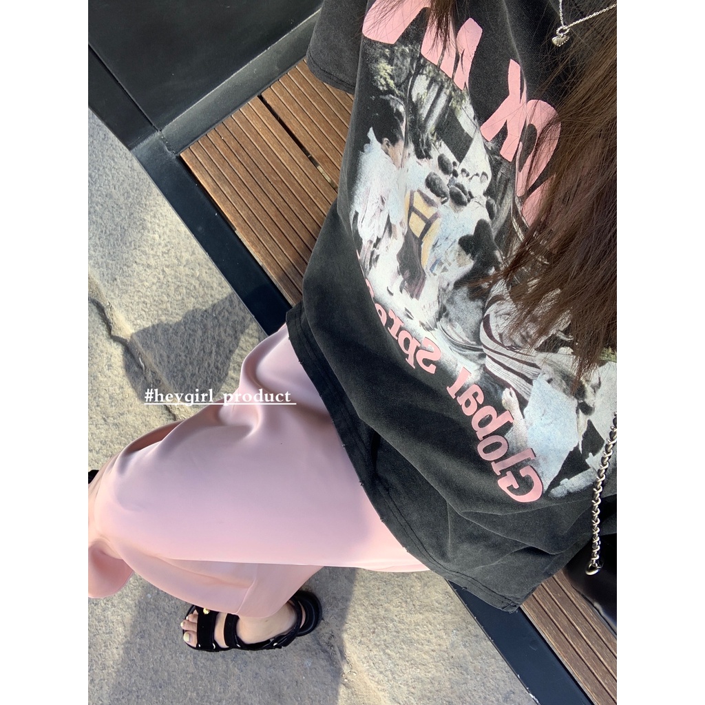 Áo Thun Tay Ngắn Cổ Tròn In Họa Tiết Thời Trang Dành Cho Nữ