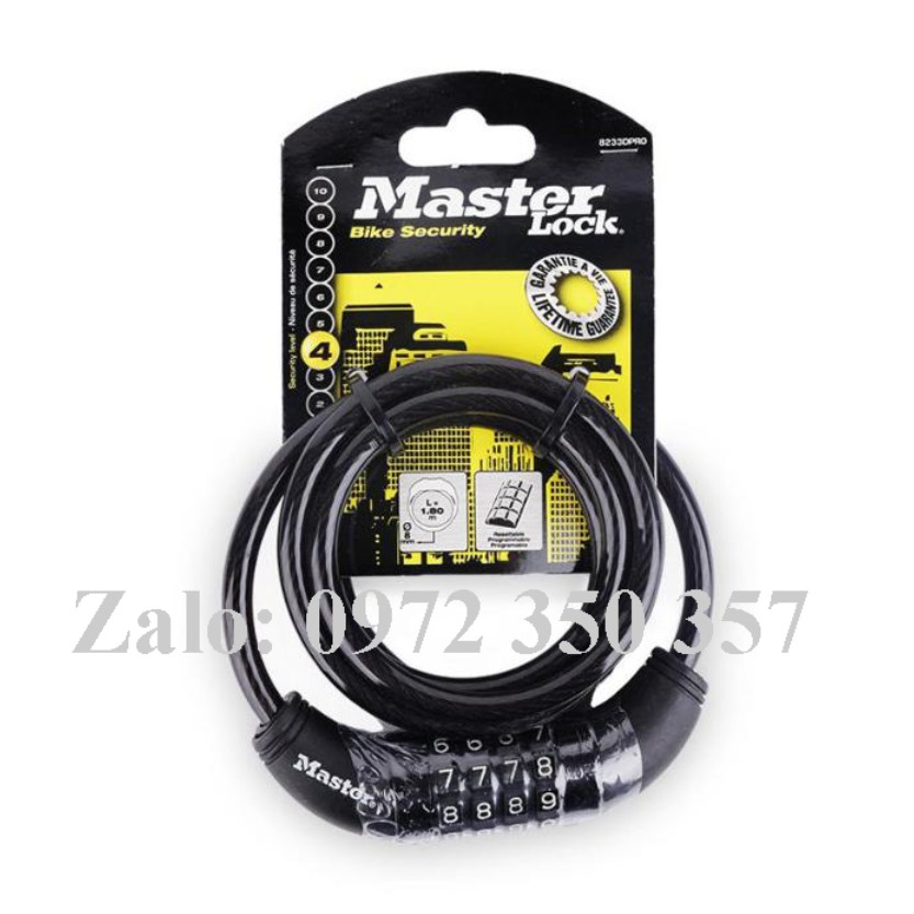 Khóa dây số Master lock 1.8m