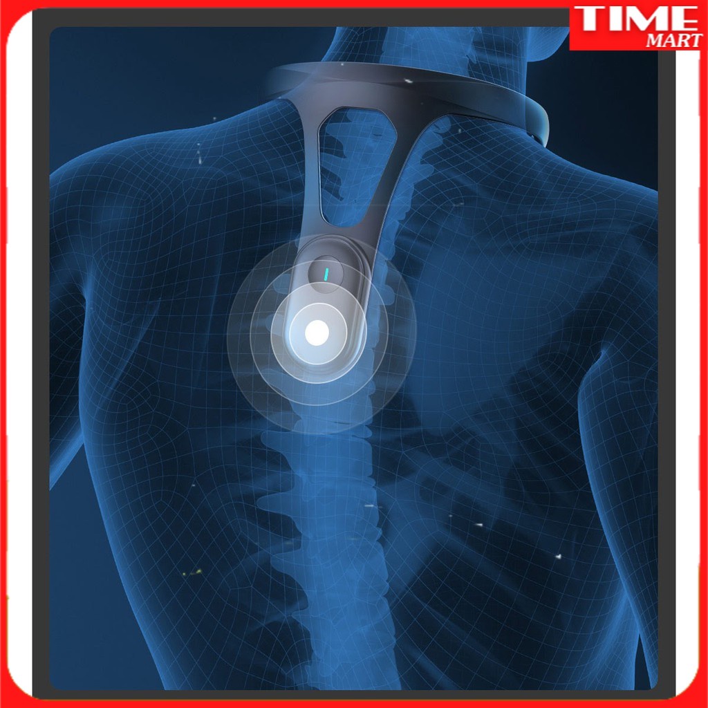 [CHÍNH HÃNG] Đai chống gù lưng thông minh Hipee P1. Đai chống gù có màn hình theo dõi [TIME_MART siêu thị tiện ích]