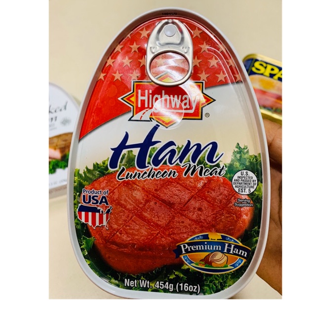 Thịt hộp Ham - xuất xứ : USA Ham highway 454gr :