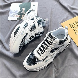 [REVODICH]Giày Thể Thao Sneaker Nam T377 Tăng Chiều cao 5cm Phong Cách Trẻ - Đi Êm Chân Siêu Bền Bỉ