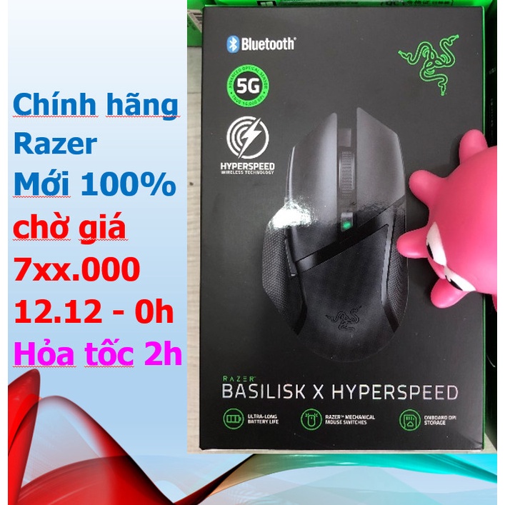 Chuột không dây game Razer Basilisk X HyperSpeed Wireless (mới 100%) hàng chính hãng