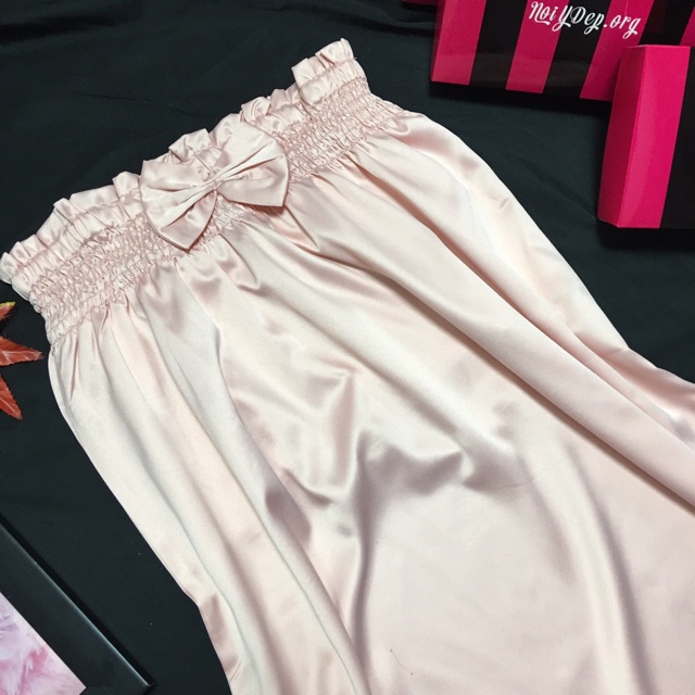 [Kèm băng đô] Váy ngủ ống nơ dễ thương Nội Y Đẹp | BigBuy360 - bigbuy360.vn