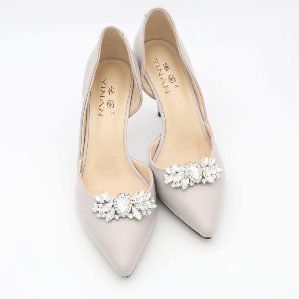 .1 Móc Khóa Kẹp Hình Vuông Dùng Trang Trí Giày Cưới