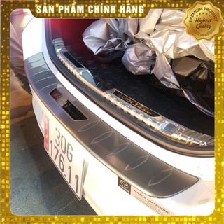 BỘ SẢN PHẨM Nẹp bước chân và ốp chống trầy cốp Mazda 3 2020 - Mẫu Inox