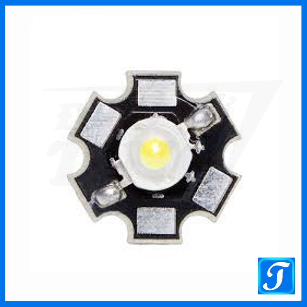 Chip LED 1W trắng ấm Đã hàn sẵn đế tản nhiệt