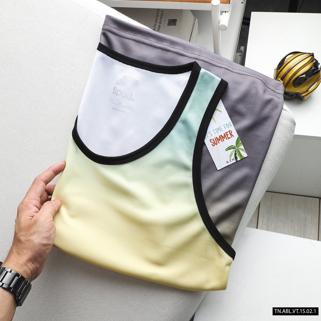 { Siêu Phẩm } Áo thun tanktop Bentino Summer Sắc Màu Nhiệt Đới 6619