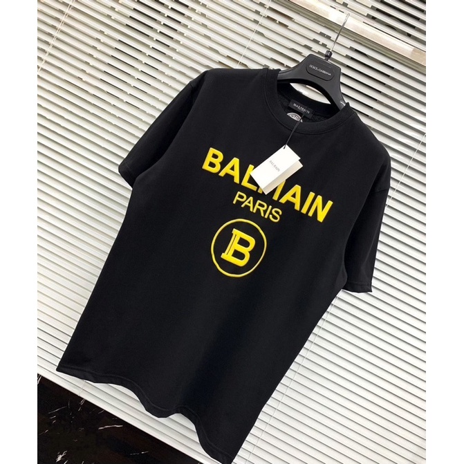 Áo Balmain chữ vàng