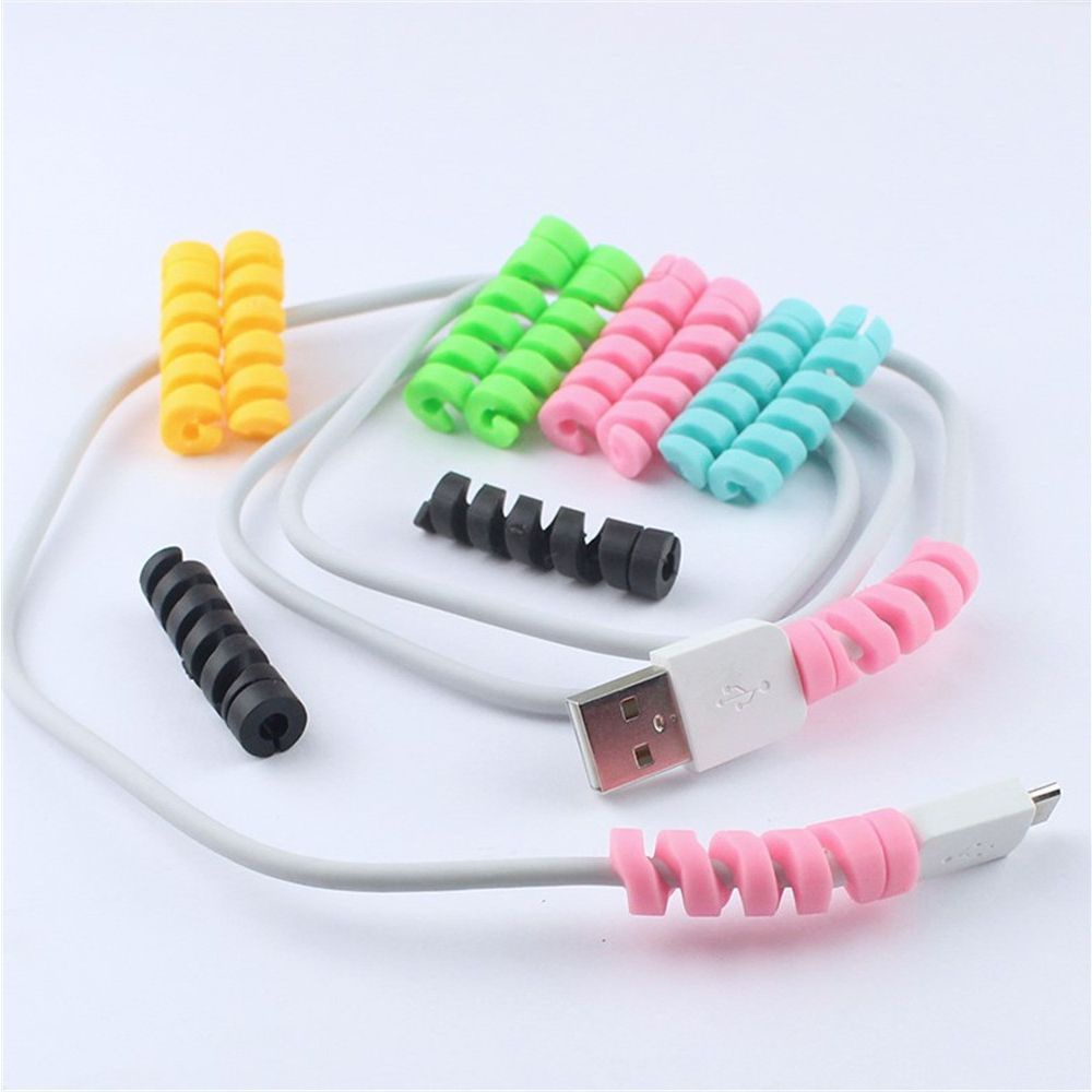 Set 10 dây quấn bảo vệ dây cáp nhiều màu sắc tiện dụng