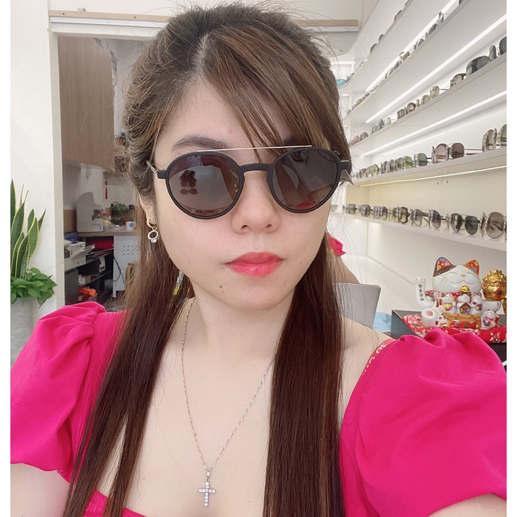 Gọng kính nam nữ Police VPLD19 0302 chính hãng