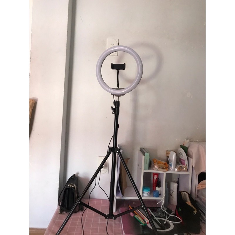 Đèn livestream bán hàng, hỗ trợ Makeup, trang điểm {kèm chân đế 2m1}