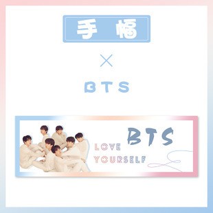 Banner bts Loveyourself thiết kế sáng tạo in hình thần tượng Hàn Quốc quà tặng trang trí xinh xắn dễ thương