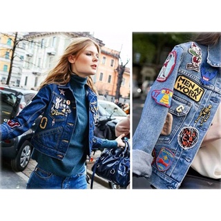 Huy hiệu Patch xé dán dành cho balo / túi xách / nón - PVC và thêu