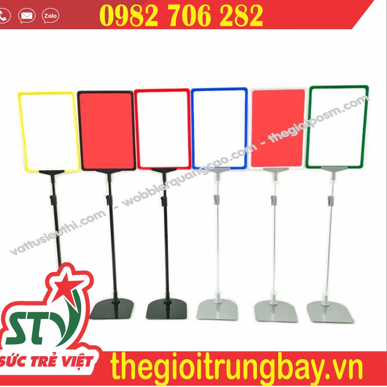 Chân khung đa dụng cho sự kiện và quảng cáo, kẹp bảng giá siêu thị đa năng, trưng bày sản phẩm siêu thị