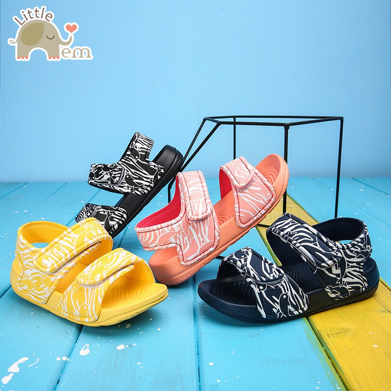 Dép đa năng cho bé chống trơn trượt _ Sandal dạ quang Color