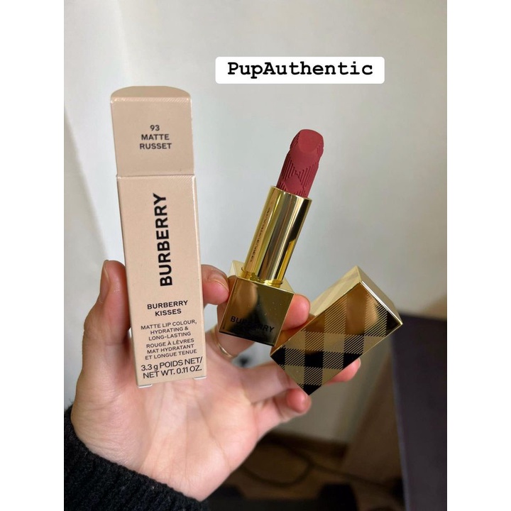 Son Burberry Kisses Matte 93 Russet đỏ đất mới nhất 2022