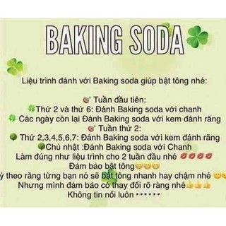 Bột trắng răng Banking Soda hương bạc hà