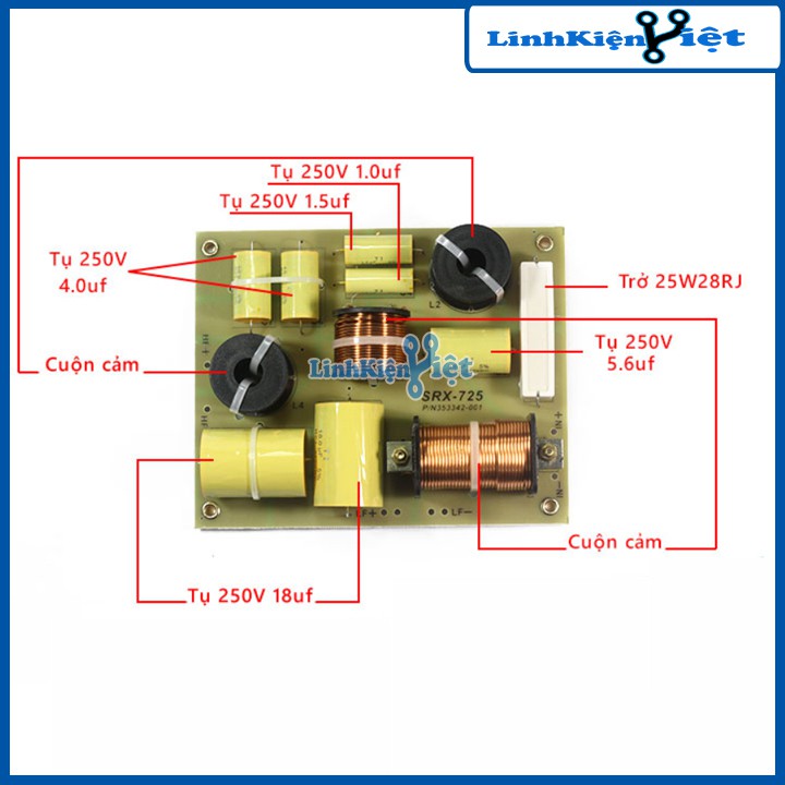 Bo Phân Tần Loa SRX-725 ( BH : 1 tháng )