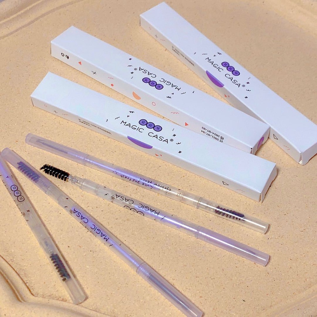 [Hàng mới về] Bút kẻ mày MAGIC CASA hai đầu chống thấm nước bền màu lâu trôi | BigBuy360 - bigbuy360.vn