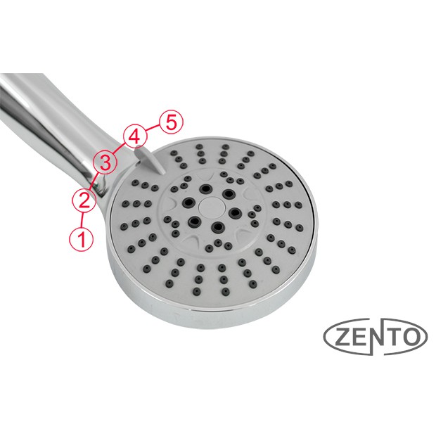 Bộ vòi sen 5 chế độ nước ZENTO - ZBS7114