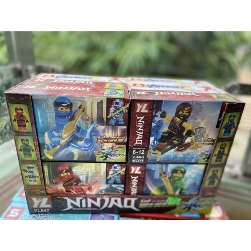 HỘP RÁP LE GO NINJA NHỎ 31 CHI TIẾT NHIỀU MẪU