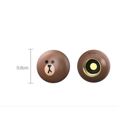 Nắp bịt van lốp xe hơi vòi hút chân không đa năng kiểu dáng hoạt hình dễ thương Line Friends gwbX