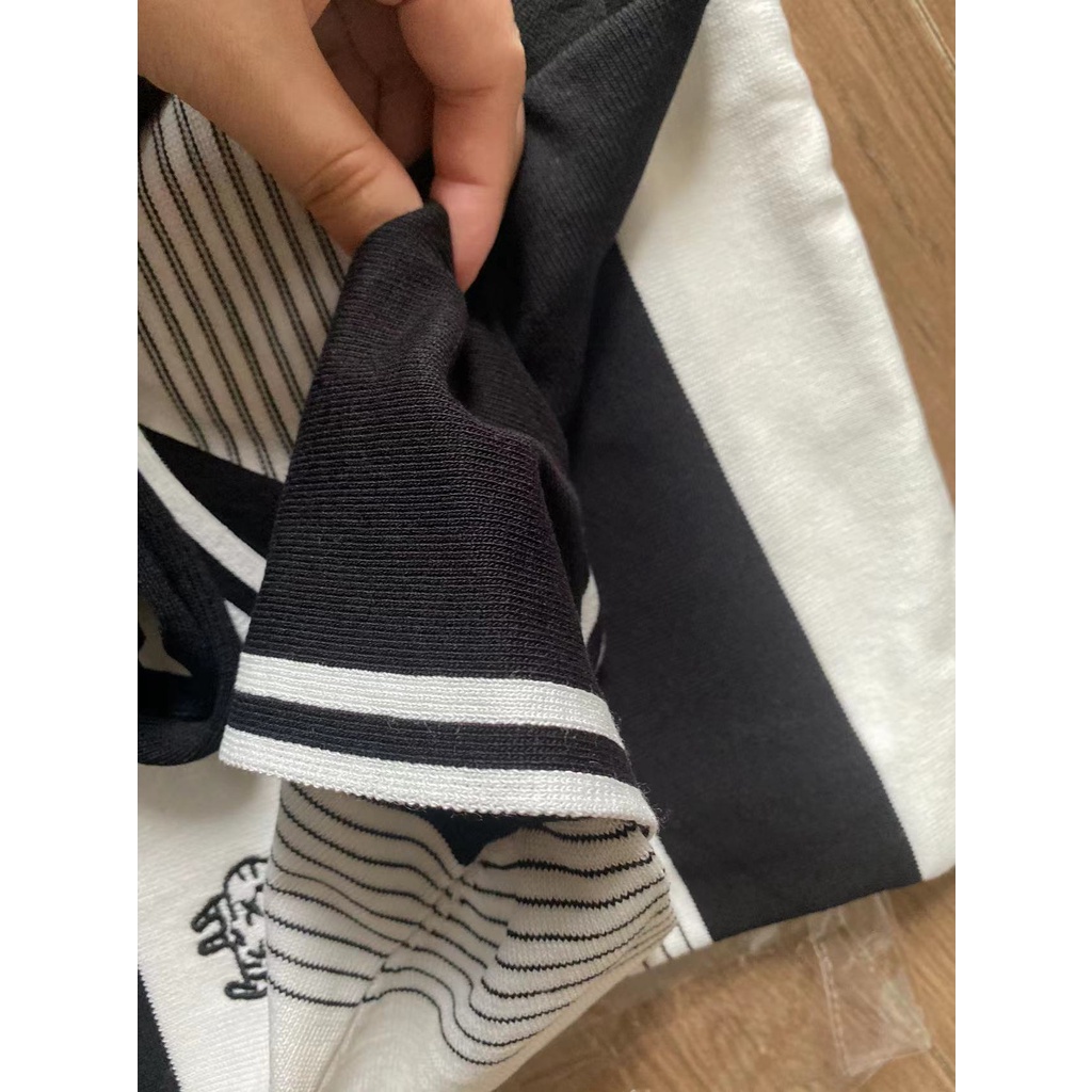 Đầm Thun Cổ Thủy Thủ Kẻ Sọc Phong Cách Preppy Mùa Hè 2022 Cho Nữ