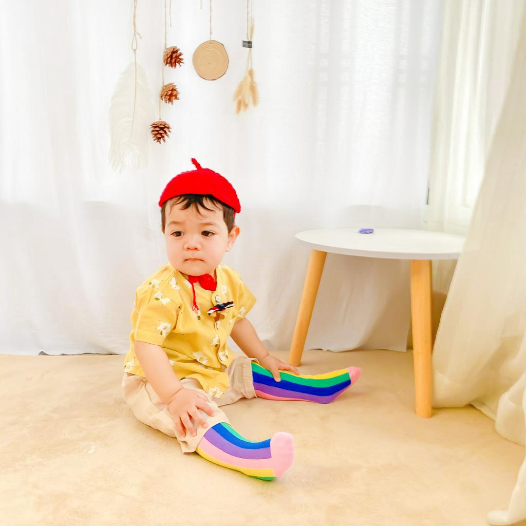 Set Áo Sơ Mi + Quần Short Phong Cách Nhật Hàn Thời Trang Cho Bé Trai