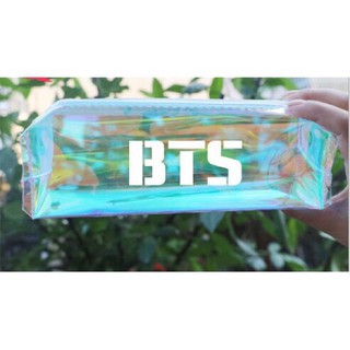 Hộp bút trong suốt nhiều màu BTS