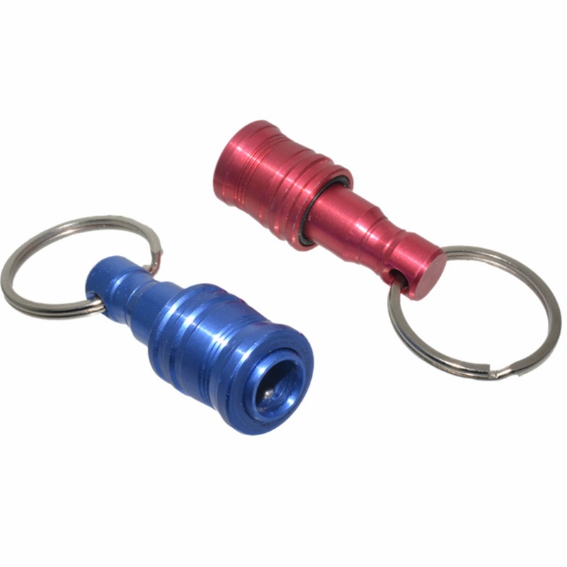 Giá đỡ đầu tua vít nối dài chuôi lục giác 1/4 inch kèm móc khóa tiện lợi