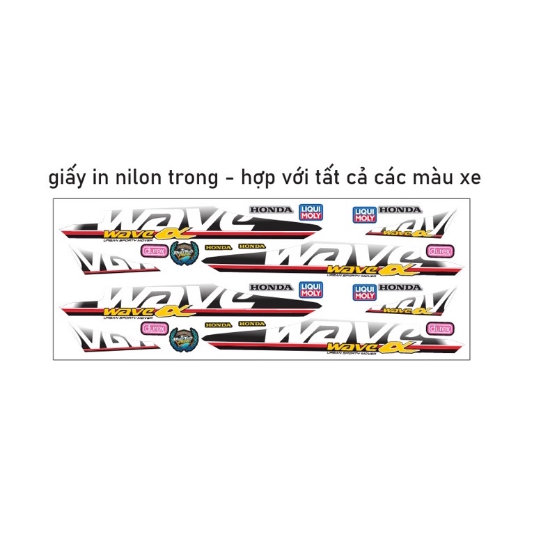 Tem Wave NiLong Trong Dán Phù Hợp Với Mọi Màu xe