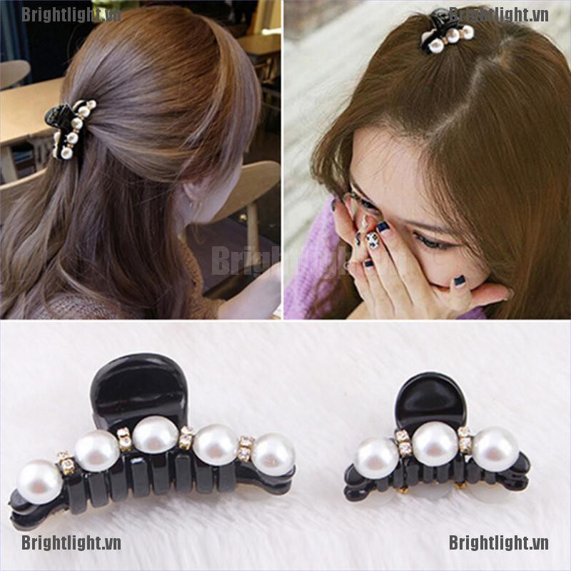 Tóc Giả Đính Ngọc Trai Phong Cách Hàn Quốc