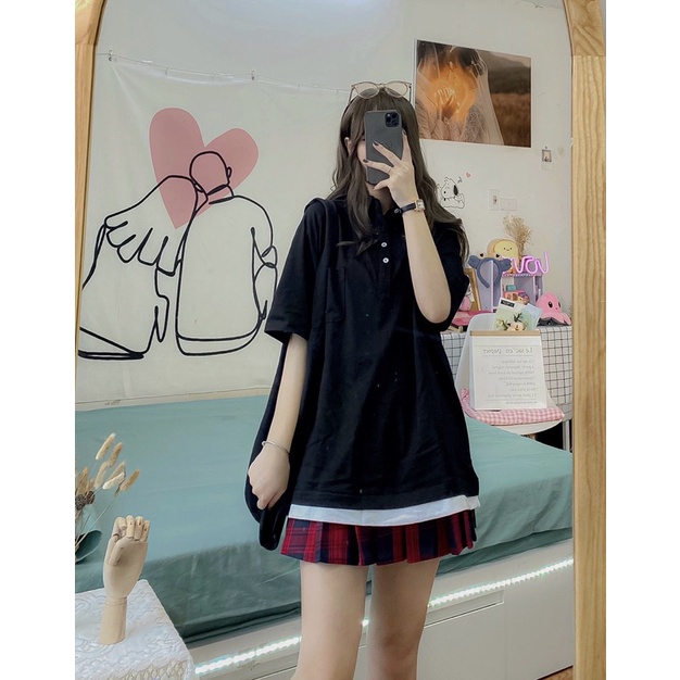 Áo PoLo mix gấu (ảnh thật chụp sàn) | BigBuy360 - bigbuy360.vn