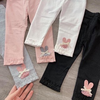 Quần legging tai thỏ bé gái