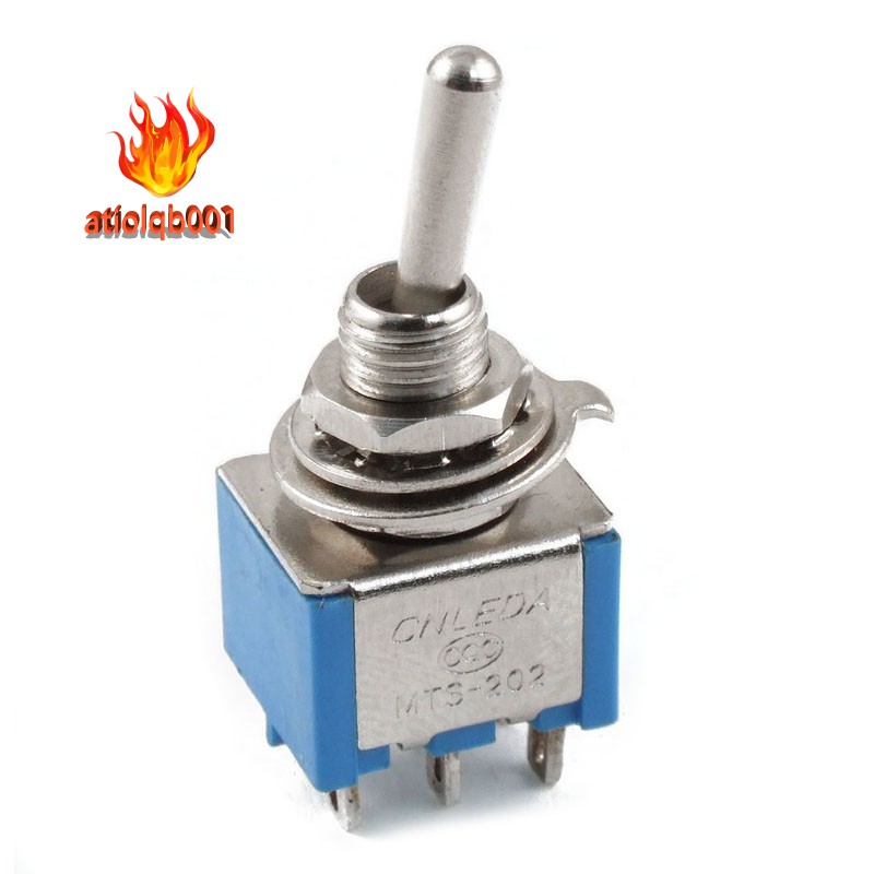 Công Tắc Đòn Khuỷu Ac 3a / 250v 6a / 125v Dpdt On / On 2 Vị Trí
