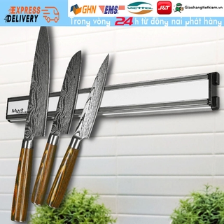 【Trong 24h gửi hàng】giá treo dao kéo nam châm kim loại kệ treo tường dao dụng cụ nhà bếp