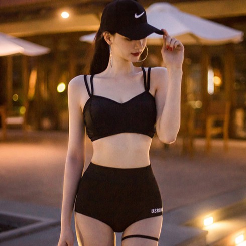 Bộ Đồ Bơi Đi Biển Đẹp, Bikini 3 Mảnh Quần Cạp Cao Đi Biển SAVVY SHOP