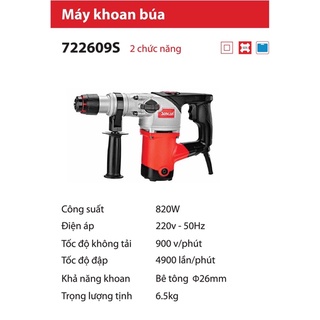 Máy khoan đục sencan 722609s