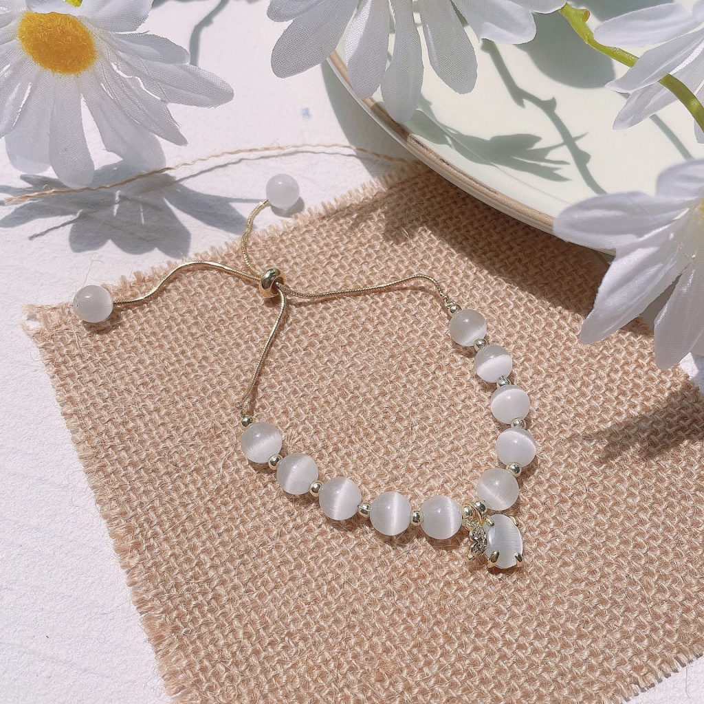 [Hàng Mới] Vòng Đeo Tay May Mắn Mặt Hình Túi Xách May Mắn Thiết Kế Đơn Giản Nich