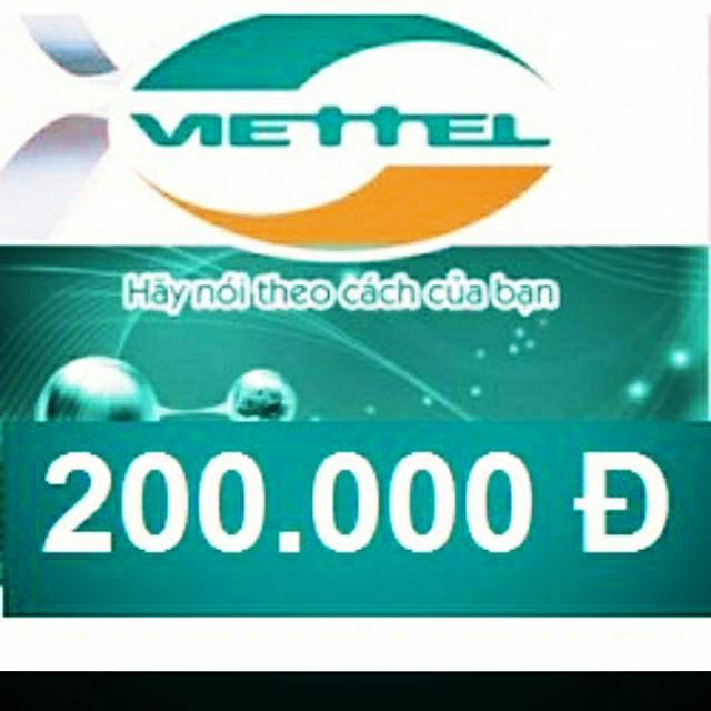 Thẻ Viettel 200k
