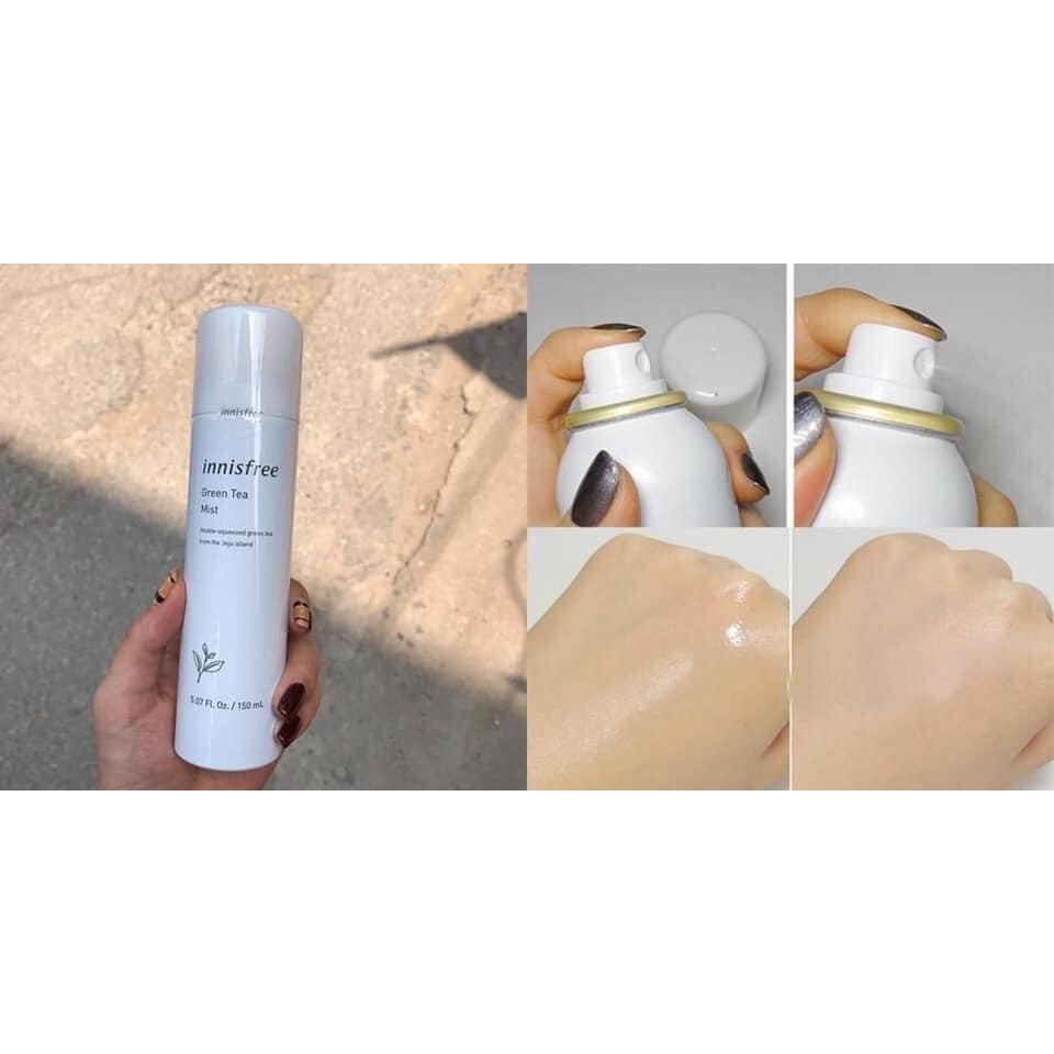 ☘️XỊT KHOÁNG TRÀ XANH INNISFREE [Hàng Chuẩn] + cấp ẩm, dưỡng da☘️ | BigBuy360 - bigbuy360.vn