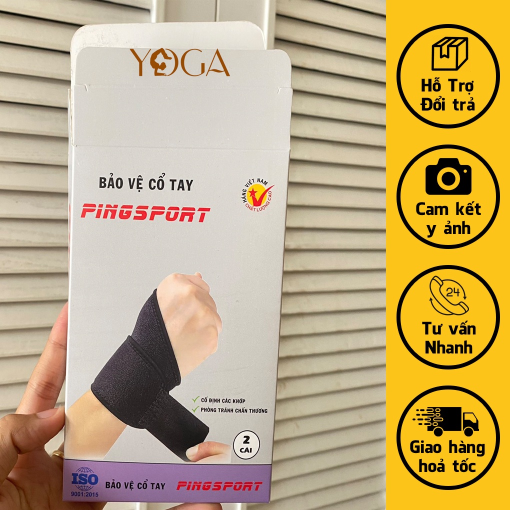Bảo vệ cổ tay / băng quấn bảo vệ cổ tay Ping sports tập Yoga, Gym