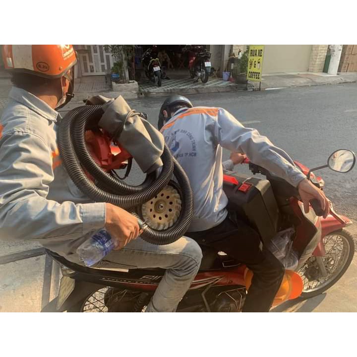 Túi đựng bụi máy hút bụi bằng vải thông dụng giặt được tái sử dụng được. Dài 1.55m dùng máy mài hút cầm tay