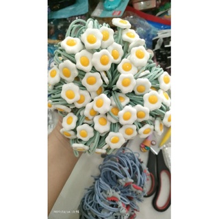 Dây buộc tóc hình trứng chiên 😋😋