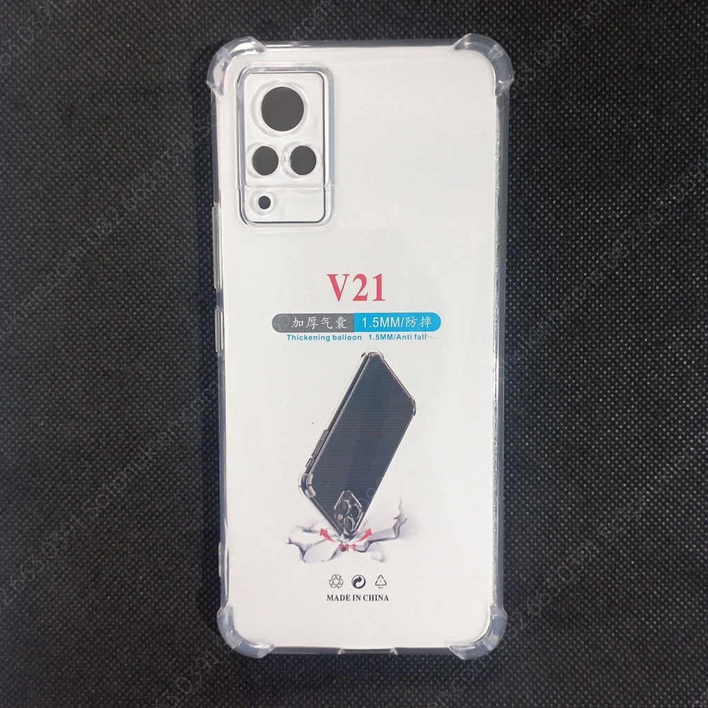 Ốp lưng Vivo V21 chống sốc dẻo trong bảo vệ camera bền đẹp