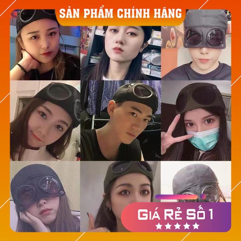 Mũ Bóng Chày Kiểu Mũ Lưỡi Trai Tai Mèo Có Kính Râm Hàn Quốc Cho Nam Và Nữ