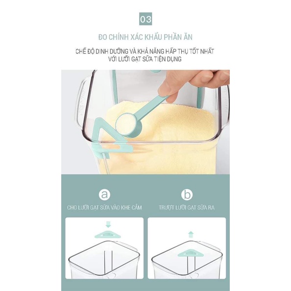 Hộp trữ sữa hút chân không cho bé Ankou Mozio store
